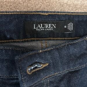 New with tags. Denim dark blue Lauren Ralph Lauren  Jeans size 16